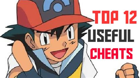 12 most useful cheats in Pokemon Ash Gray .